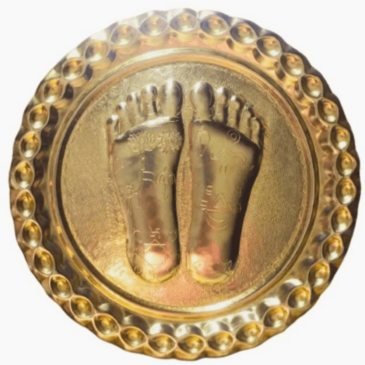  Chamba Thaal with Charan Paduka 