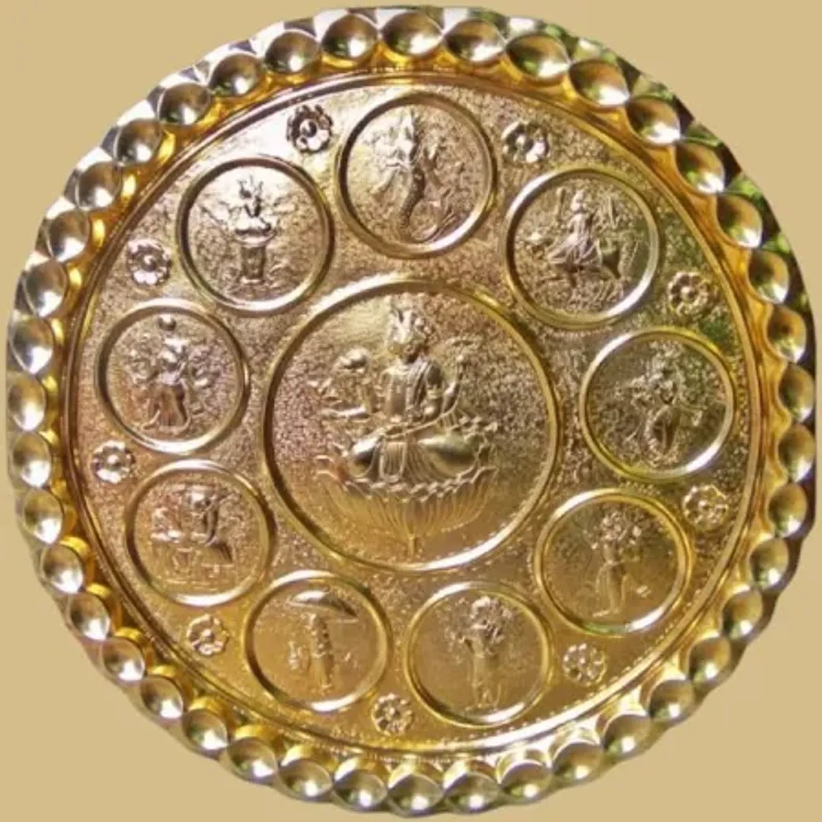  Chamba Thaal with Vishnu Ji Nine Avatar
