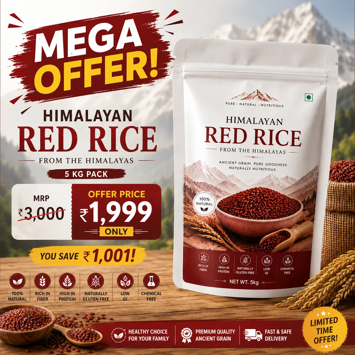 Himalayan Red Rice