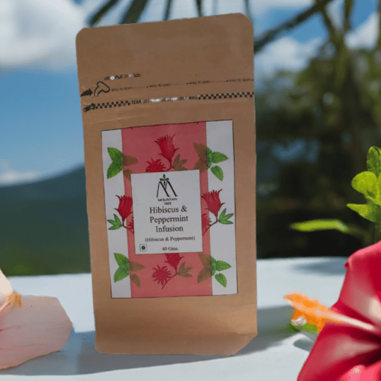 Apneehatti Hibiscus Peppermint Herbal Infusion 40g Caffeine-Free Tea