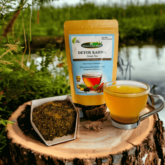 Apneehatti kahwa spiced green tea loose leaf with traditional spices and pink salt 100g