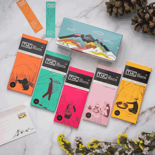 Apneehatti Happiness Box Himalayan Dark Chocolate Combo 240g