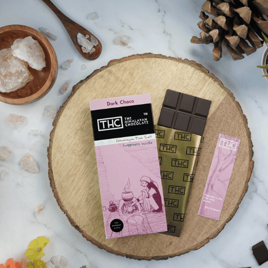 Apneehatti Himalayan Pink Salt Dark Chocolate Pack of 5 (50g Each)