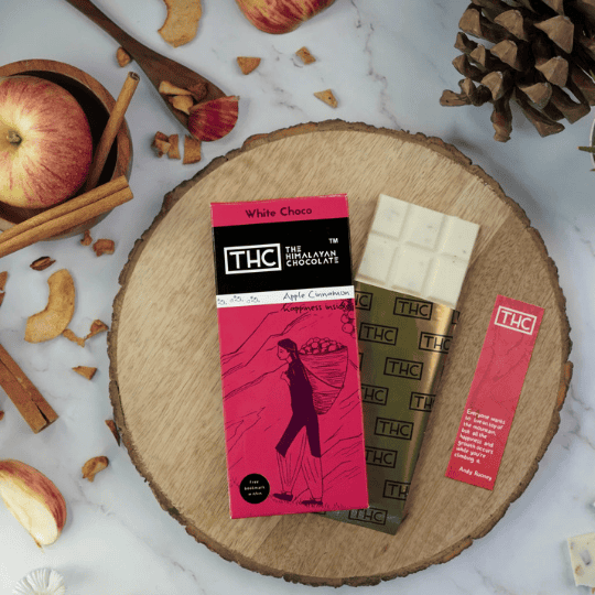 Apneehatti Apple Cinnamon Dark Chocolate Pack of 5 (50g Each)