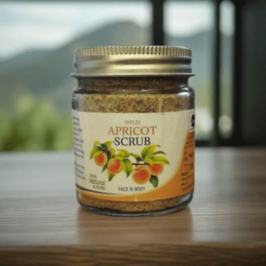 Apneehatti Handmade Himalayan Apricot Scrub 80g Jar