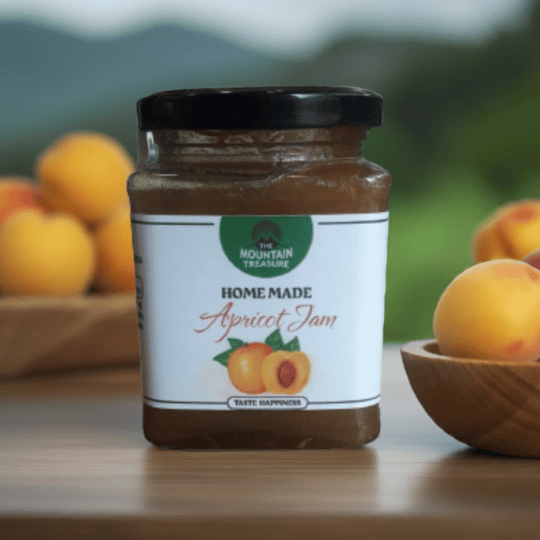 Apneehatti handmade organic apricot jam 320g