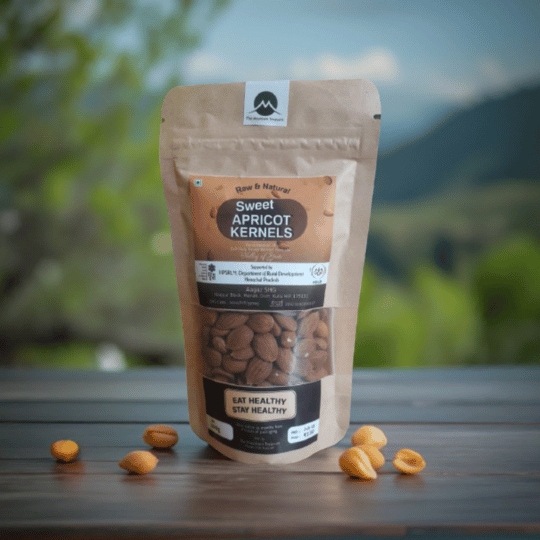 Apneehatti Organic Sweet Apricot Kernels 100g Himalayan sweet apricot seeds