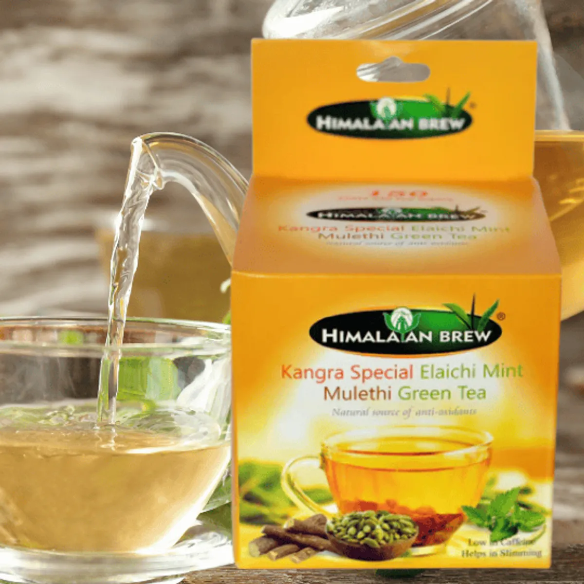  kangra elaichi mint mulethi green tea loose leaf