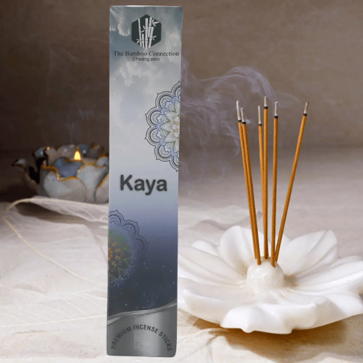 Kaya rose scented bamboo incense sticks