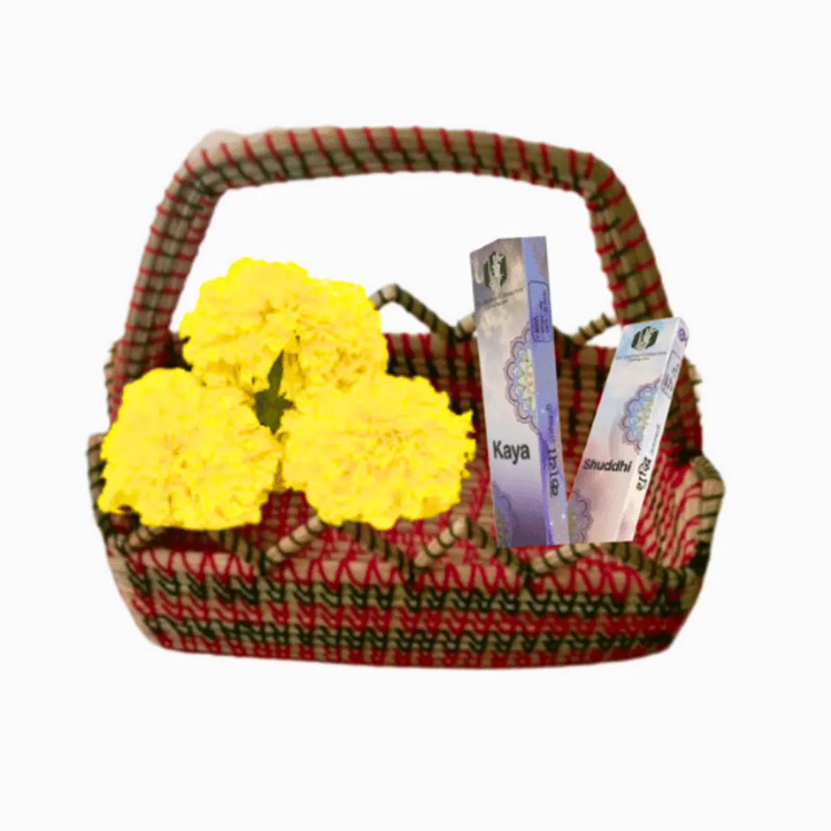 Pine Needle Pooja Basket 
