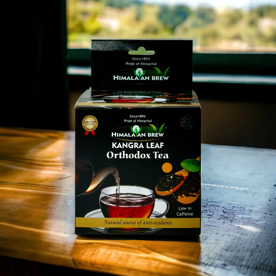 Kangra Fine Orthodox Black Tea loose leaf from Kangra Valley Himachal Pradesh