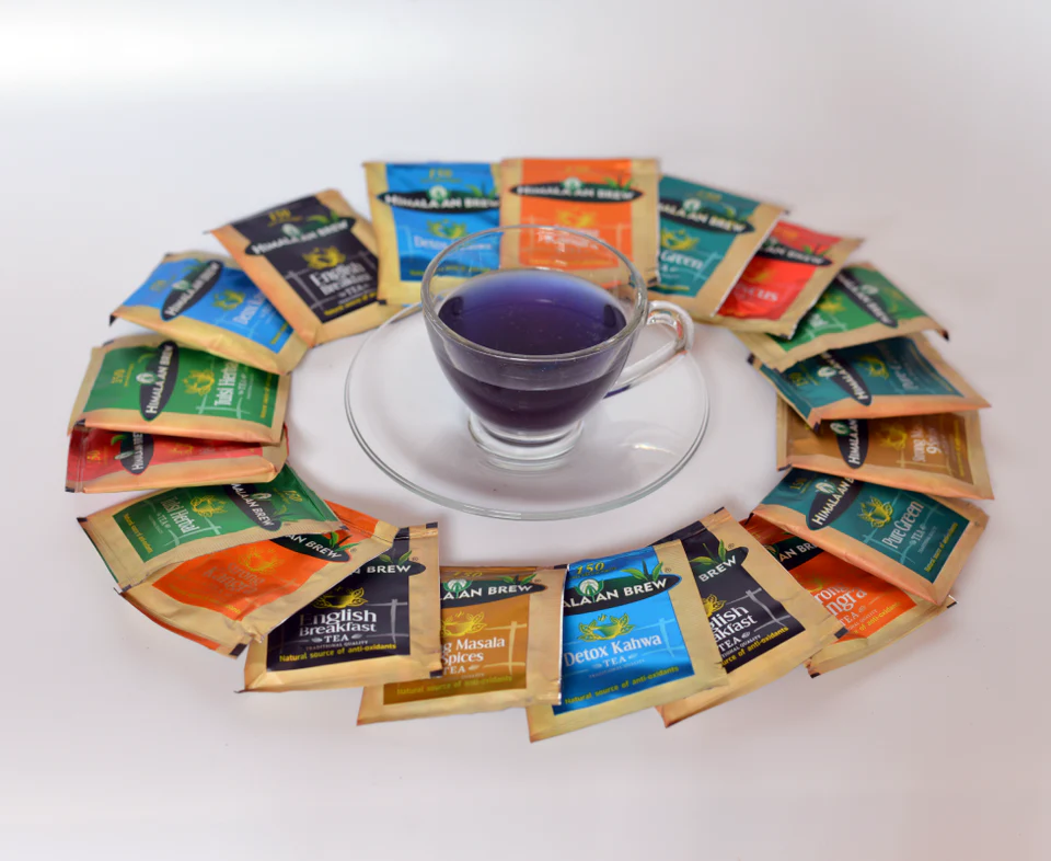Kangra Green Chai Assortment gift box with 19 flavours and 34 sachets