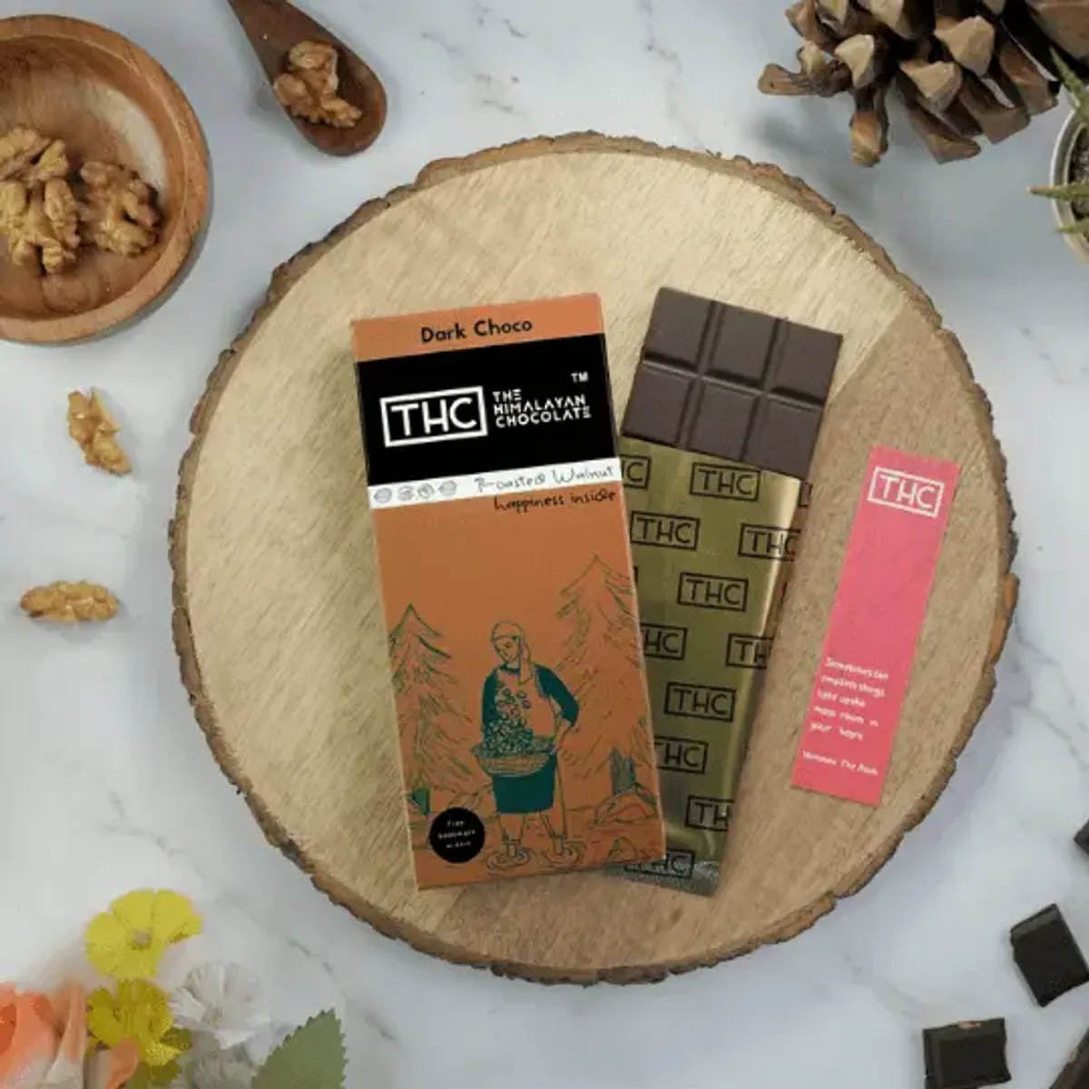 roasted walnut dark chocolate