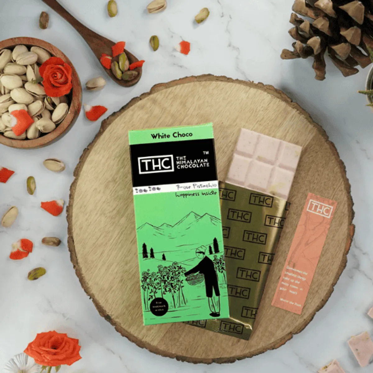 Rose Pistachio Dark Chocolate 