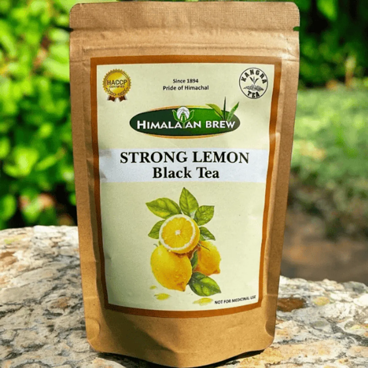 strong lemon black tea loose leaf citrus blend 100g