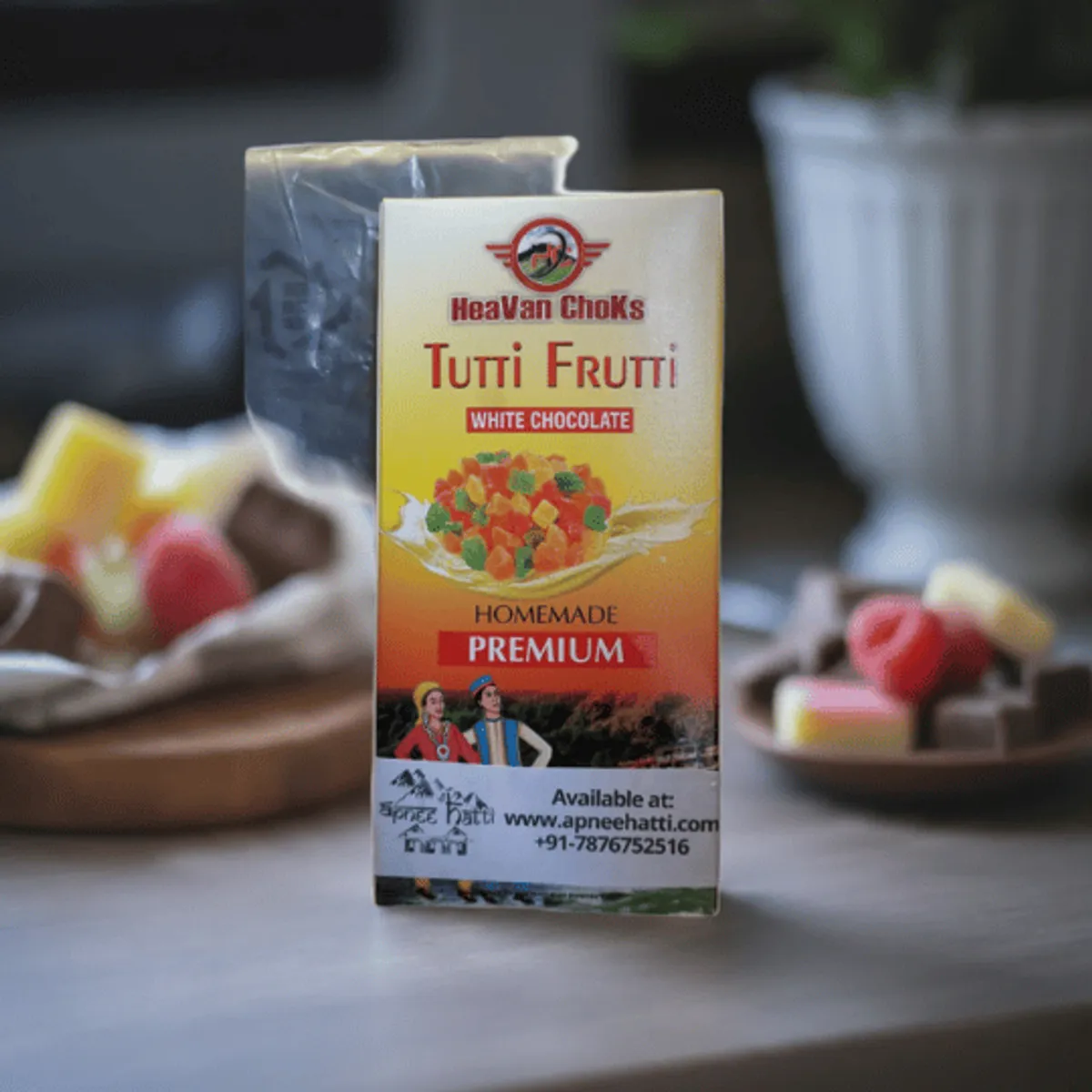 Premium Tutti Frutti White Chocolate bar 